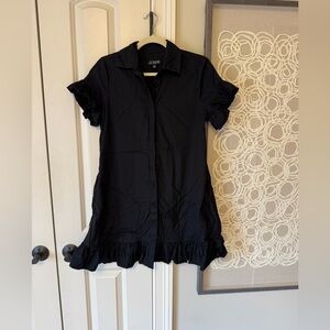 J. Crew Black Cotton Dress Size  XS